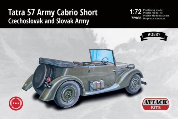 1/72 Tatra 57 Army Cabrio Short