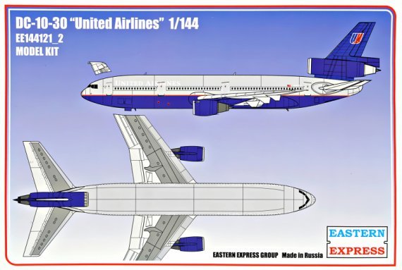 1/144 McDonnell-Douglas DC-10-30 United Airlines