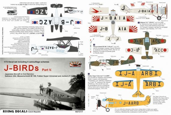 1/72 Decal J-BIRDs  Part V.