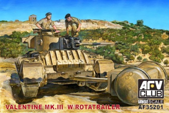 1/35 Valentine Mk.III with Rotatrailer