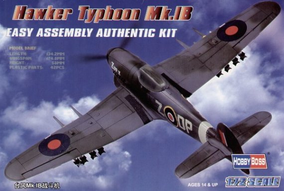 Hobby Boss Hawker Typhoon Mk.IB 1/72