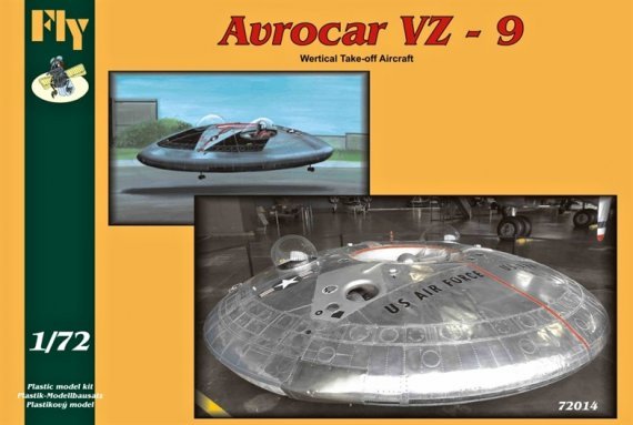 1/72 Avrocar VZ-9 (Vertical Take-Off Aircraft)