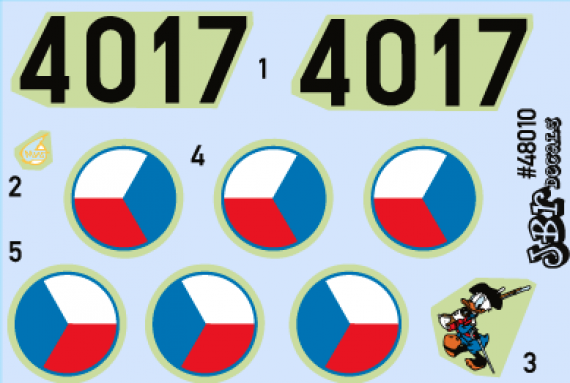 1/48 Donald the MiG. Czech Mikoyan MIG-21MF #4017