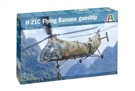 1/48 Piasecki H-21C Flying Banana Gunship