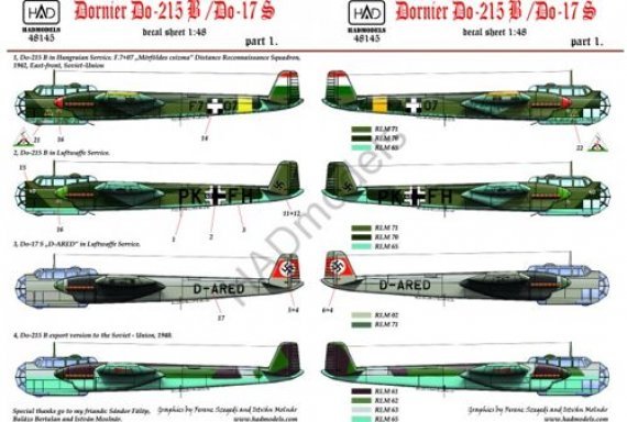 1/48 Dornier Do 125B/Do 17S part 1