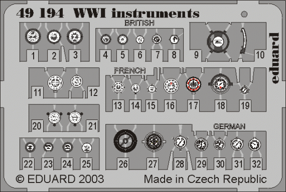WWI Instruments