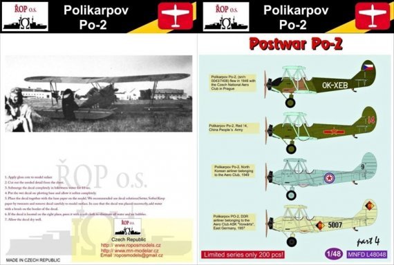 1/48 Polikarpov PO-2/U-2  Postwar PO-2 Part 4