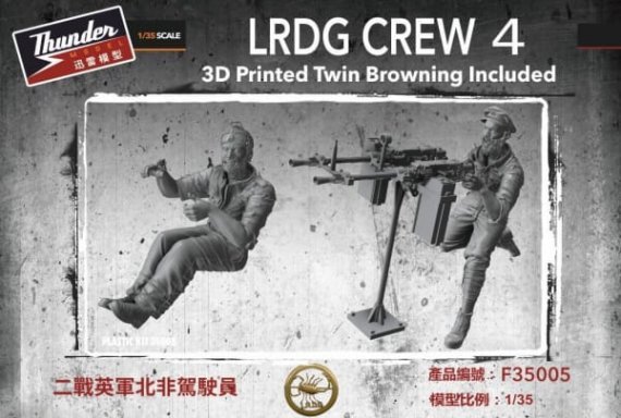 1/35 Lrdg F30 Crew Set 4 for Thunder