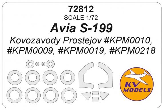 1/72 Avia S-199 mask for Kovozavody Prostejov KPM