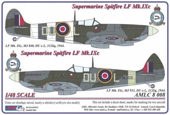 1/48 Masks for S.Spitfire Mk.IXC (DUoL)