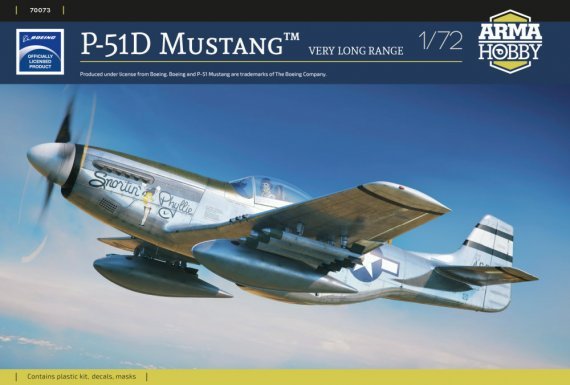 ARMA HOBBY P-51D Mustang VLR 1/72