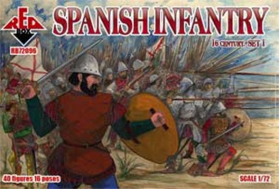 1/72 Spanish Infantry 16th century set 1
