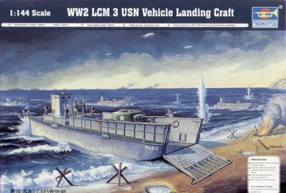 Trumpeter LCM-3 Landing Craft USN 1/144