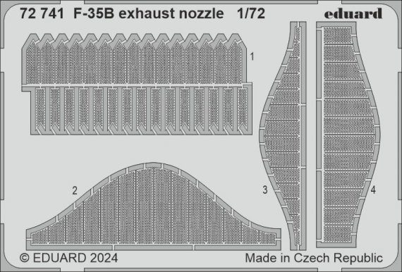 1/72 SET F-35B exhaust nozzle for Tamiya