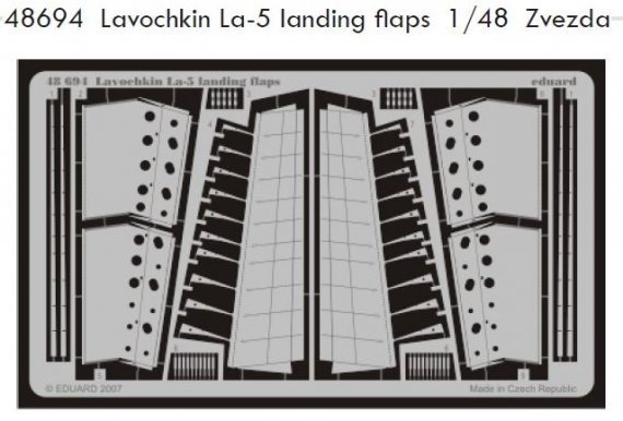 1/48 Lavochkin La-5 landing flaps (ZVE)