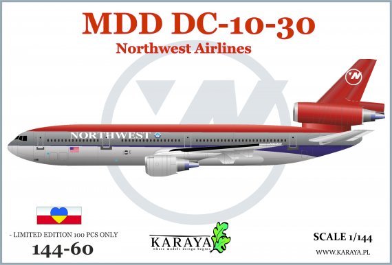 1/144 Douglas DC-10-30 Northwest
