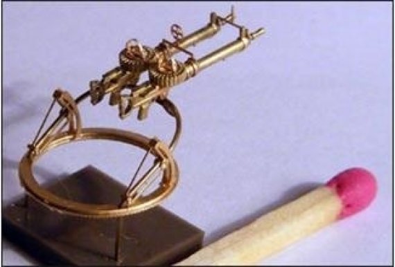 1/72 Lewis Mk.II machine gun on Scarf ring mount