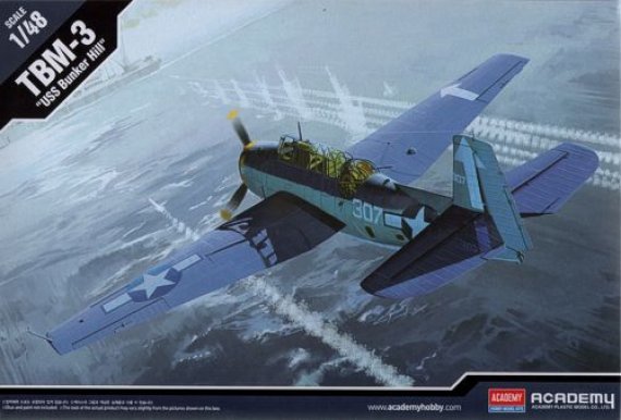 1/48 Grumman TBM-3 Avenger USS Bunker Hill (Accurate Miniature
