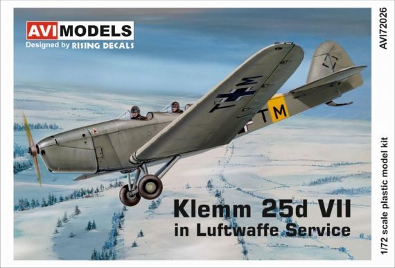 1/72 Klemm 25d VII in Luftwaffe Service