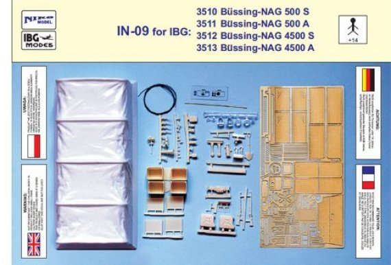 1/35 Bussing Nag 500 / 4500 conversion and detail parts (IBG)