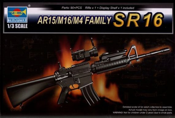 1/3 Scale AR15/M16/M4 Series SR16