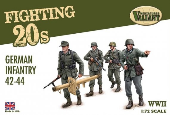 1/72 21 Germany infantry figures 1942-44