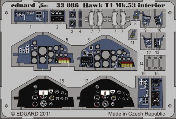 1/32 Hawk T1 Mk.53 interior S.A. (REV)