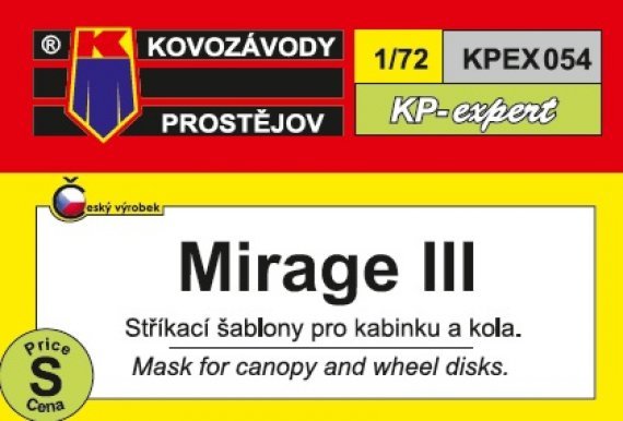 1/72 Dassault_Mirage III for Kovozavody Prostejov