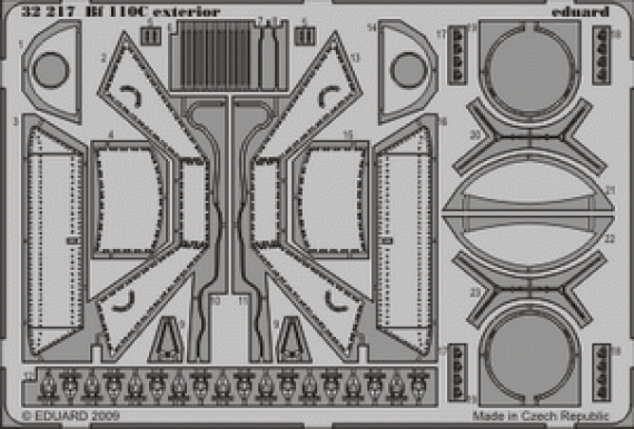 Eduard Bf 110C exterior
