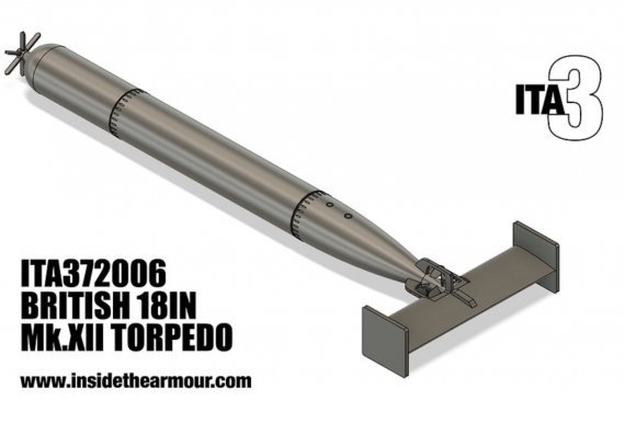 1/72 British MkXII 18 in Torpedo