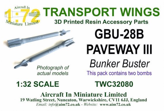 1/32 GBU-28B Paveway III Bunker Buster