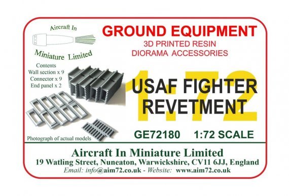 1/72 USAF Fighter Revetment set