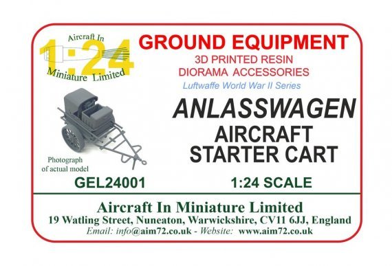 1/24 Anlasswagen Luftwaffe External Power Supply Unit WWII