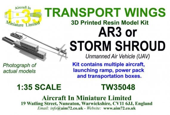 1/35 AR3 or Storm Shroud Unmanned Air Vehicle UAV