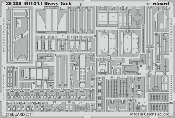 1/35 M103A1 (Black Label) Heavy Tank (for Dragon)