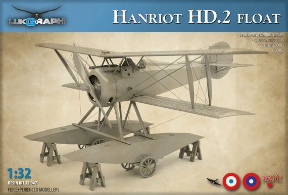 1/32 Hanriot HD.2 Floats