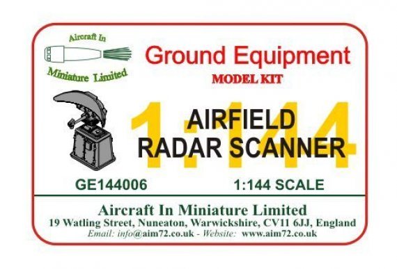 1/144 Airfield radar scanner