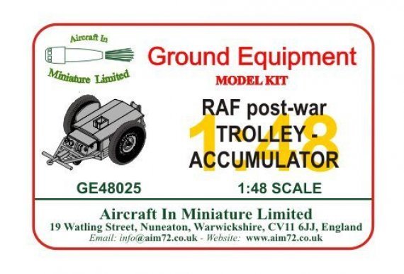 1/48 Raf post-war Trolley Accumulator