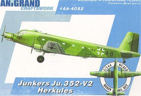 Anigrand 1/144 Junkers Ju-352 Herkules + 4 bonus