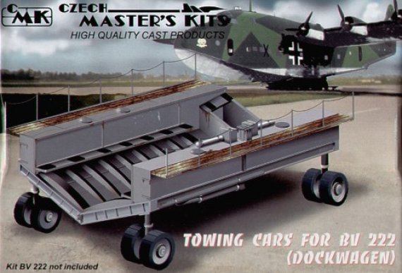 1/72 Blohm-und-Voss Bv-222 towing car Dockwagen