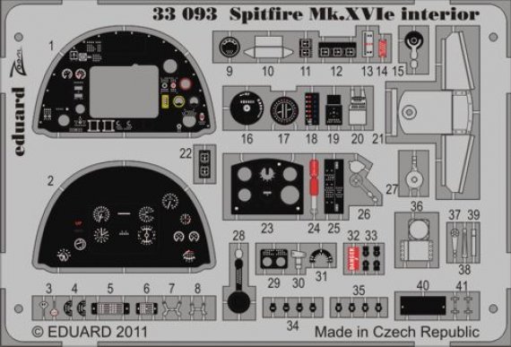 1/32 Spitfire Mk.XVIe interior S.A. (TAM)