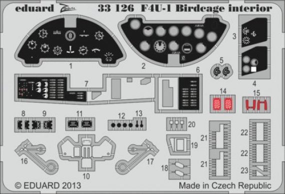 1/32 F4U-1 Birdcage interior S.A. (TAM)