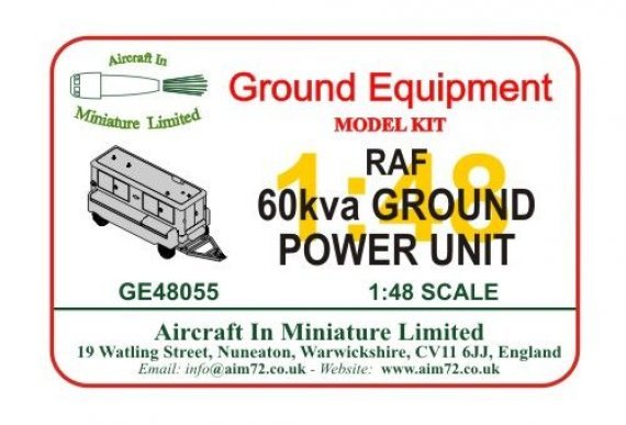 1/48 RAF 60 kva Ground Power Unit (GPU)