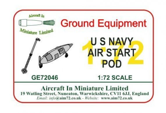1/72 US Navy air start pod