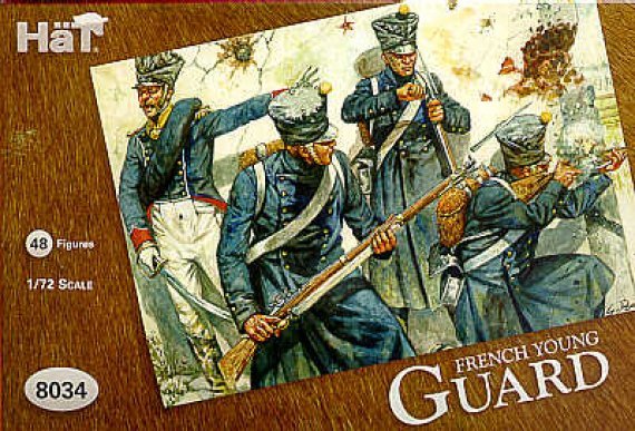 HAT Industrie French Young Guard 48 Infantry Figures 1/72