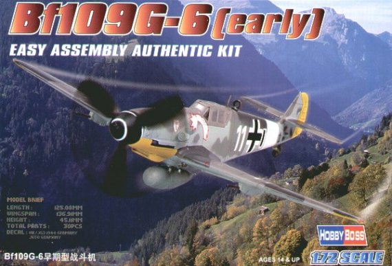 Hobby Boss Messerschmitt Bf-109G Early Easy Build 1/72