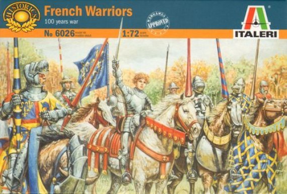1/72 French Warriors 100 Years War