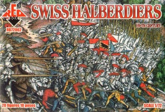 1/72 Swiss Halberdiers 16th century