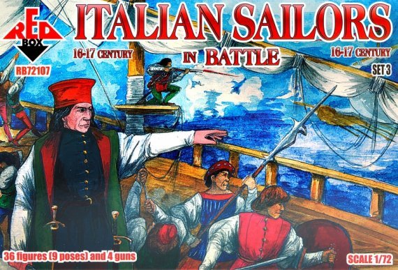 1/72 Italian Sailors in Battle 16-17 century