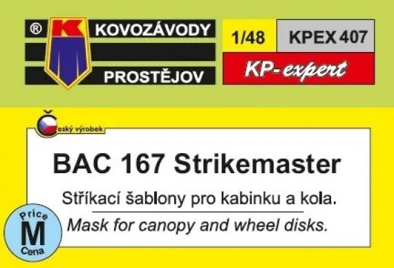 1/72 Canopy & wheel mask BAC 167 Strikemaster